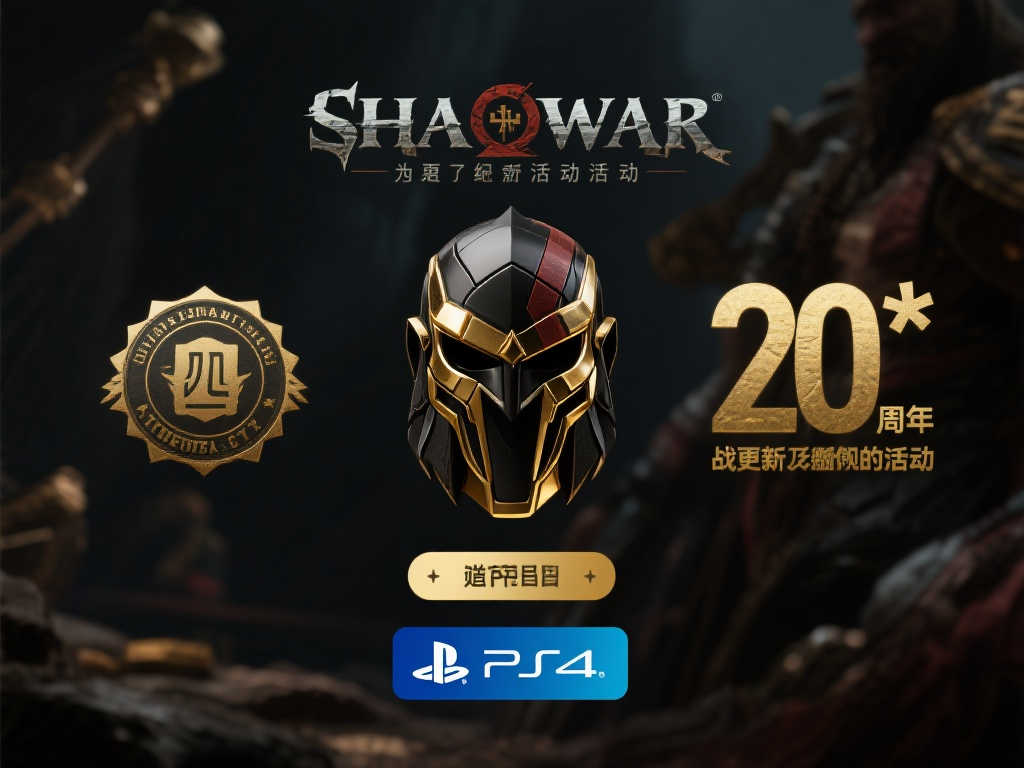 《战神》20周年庆典：工作室献上专属黑金PSN头像
