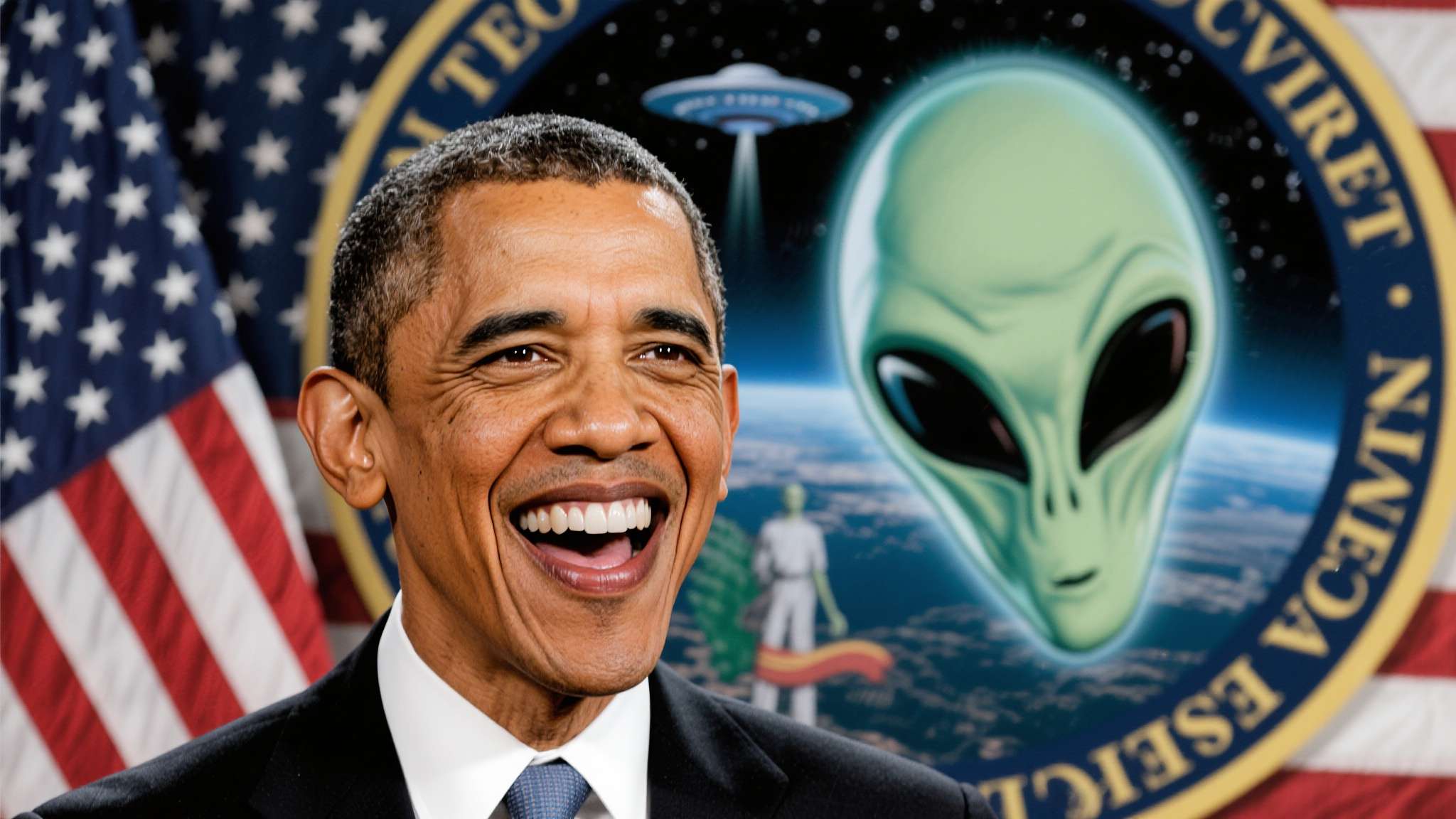 奥巴马的幽默态度并不意味着外星人话题只是一个玩笑。事实上，美国政府对UFO问题的