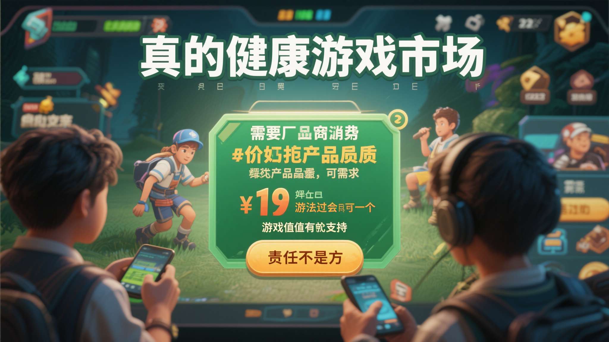 真正健康的游戏市场，需要厂商提供与定价匹配的产品质量，也需要玩家在游戏值得的时候
