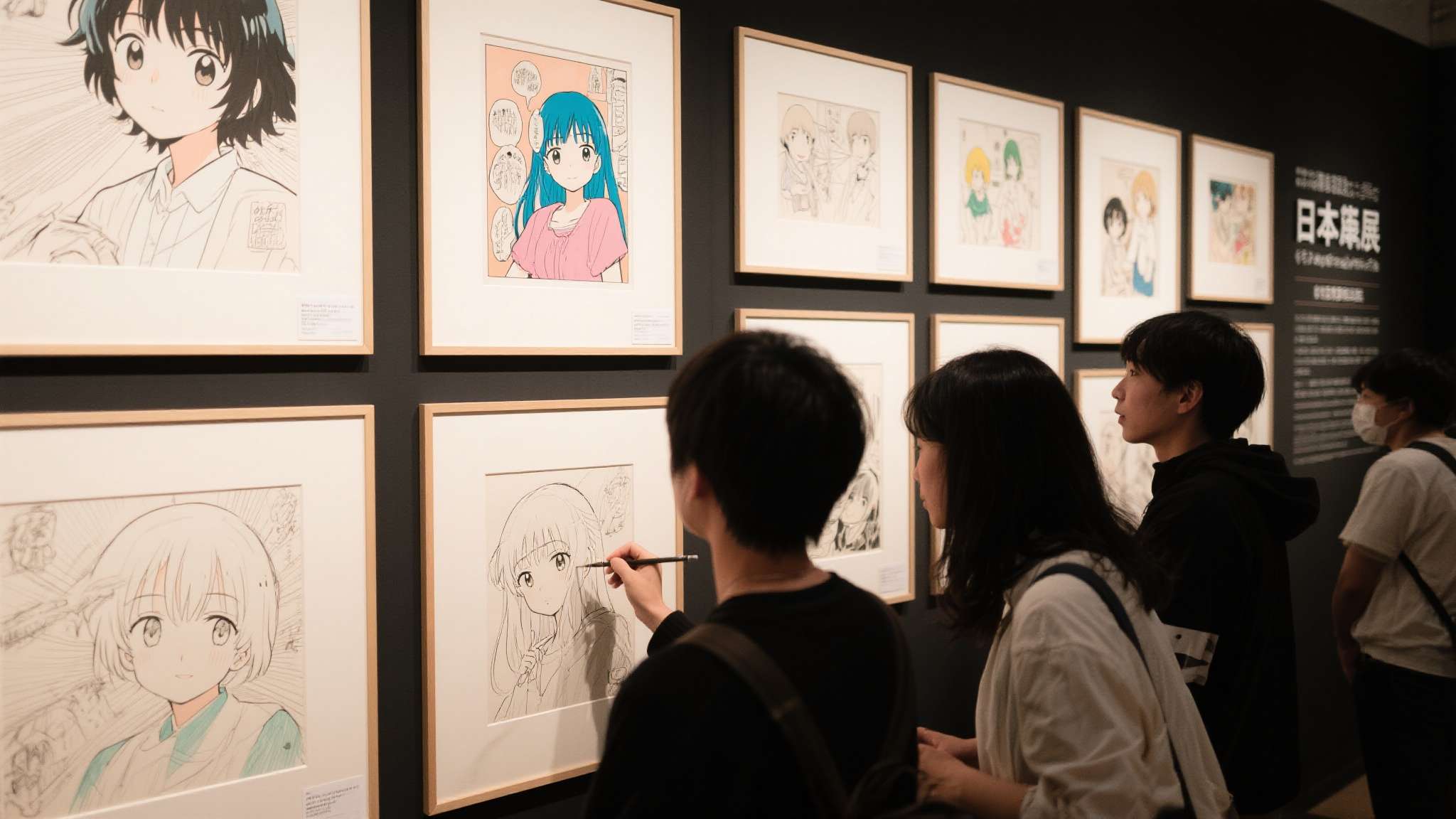 此次原画展的意义在于，它让原本只存在于印刷品中的线条与色彩重新回到公众视野，以更